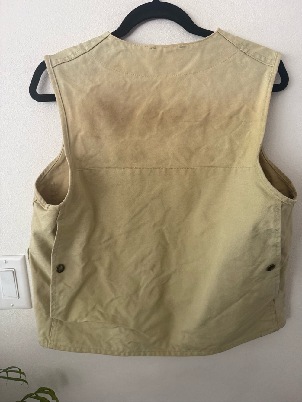 Vintage 2010 Filson  Tan Canvas Utility Vest - Men's Workwear size 38(m) - Picture 5 of 9